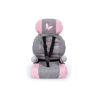 Bayer Deluxe Doll Car Booster Seat - Pink/Grey/Butterfly 67533 **
