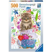Ravensburger Kitten in a Cup 500pc Puzzle 15037