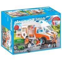 Playmobil City Life Ambulance with Flashing Lights 70049