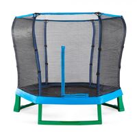 Plum Play 7ft Junior Jumper Spring Safe Trampoline - Blue