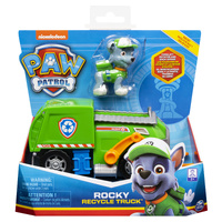 Paw Patrol Rocky Recycle Truck Basic Vehicle and Pup SM6052310