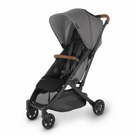 NEW UPPAbaby Minu 2 Stroller Greyson (Charcoal Melange/Carbon/Saddle Leather)